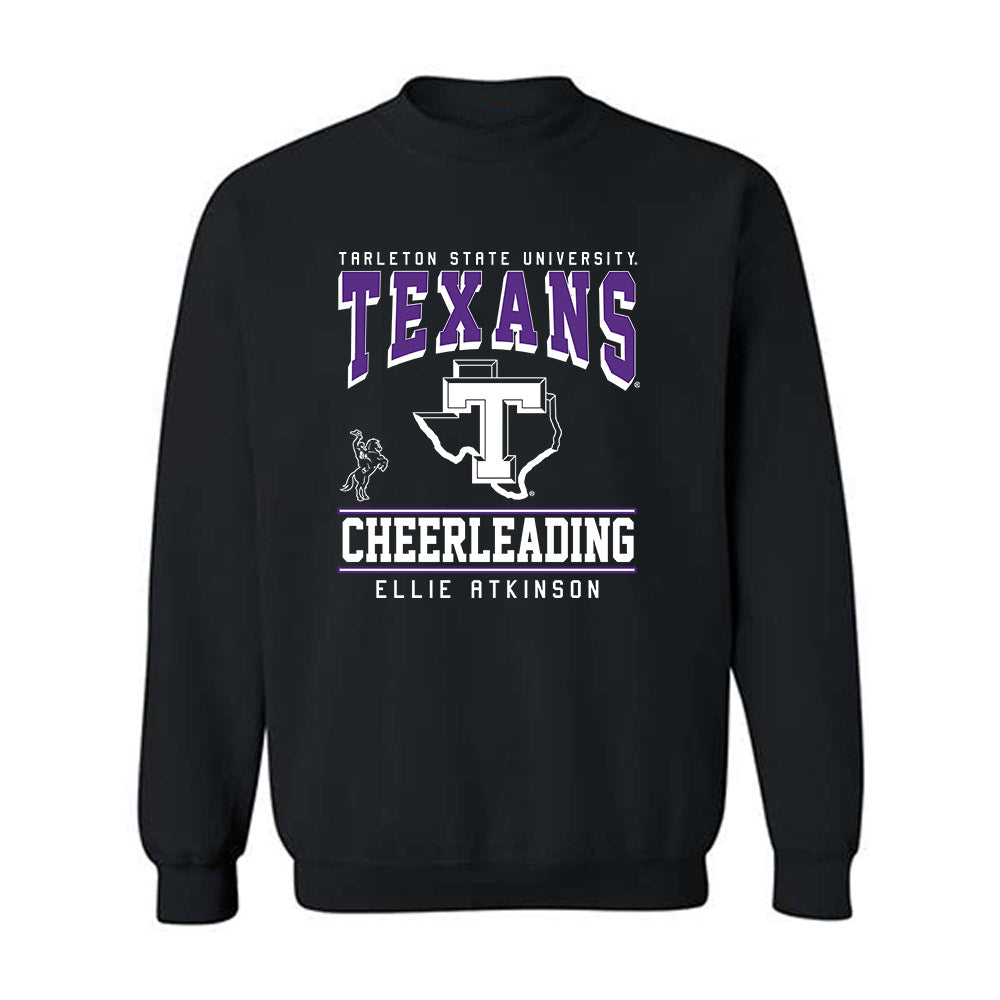 Tarleton State - NCAA Cheerleading : Ellie Atkinson - Classic Fashion Shersey Crewneck Sweatshirt-0