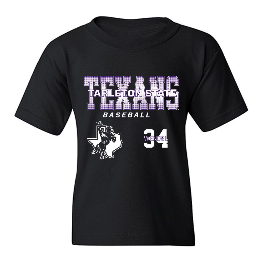 Tarleton State - NCAA Baseball : Ethan Wendel - Classic Fashion Shersey Youth T-Shirt-0