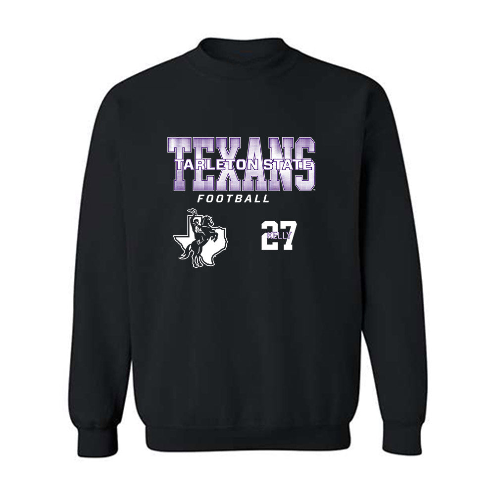 Tarleton State - NCAA Football : Kenyan Kelly - Classic Fashion Shersey Crewneck Sweatshirt-0