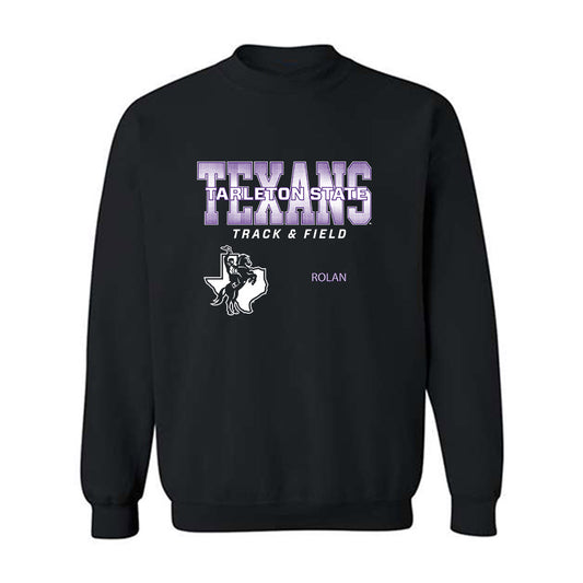 Tarleton State - NCAA Women's Track & Field : Vanessa Rolan - Classic Fashion Shersey Crewneck Sweatshirt-0