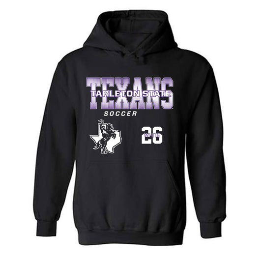 Tarleton State - NCAA Women's Soccer : Sydney White - Classic Fashion Shersey Hooded Sweatshirt-0