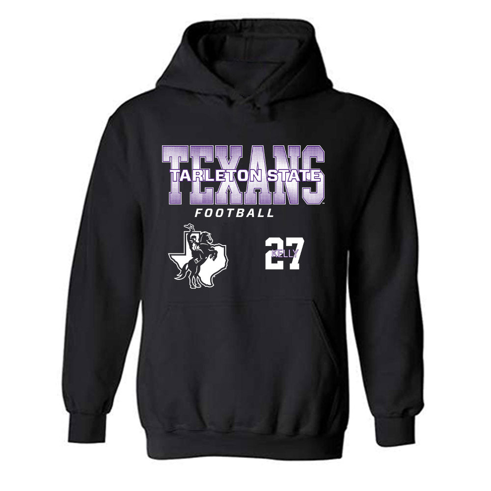 Tarleton State - NCAA Football : Kenyan Kelly - Classic Fashion Shersey Hooded Sweatshirt-0