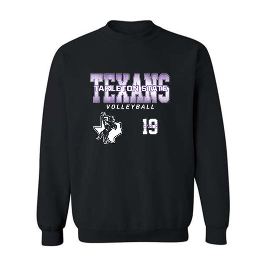 Tarleton State - NCAA Women's Volleyball : Alexa Earle - Classic Fashion Shersey Crewneck Sweatshirt-0