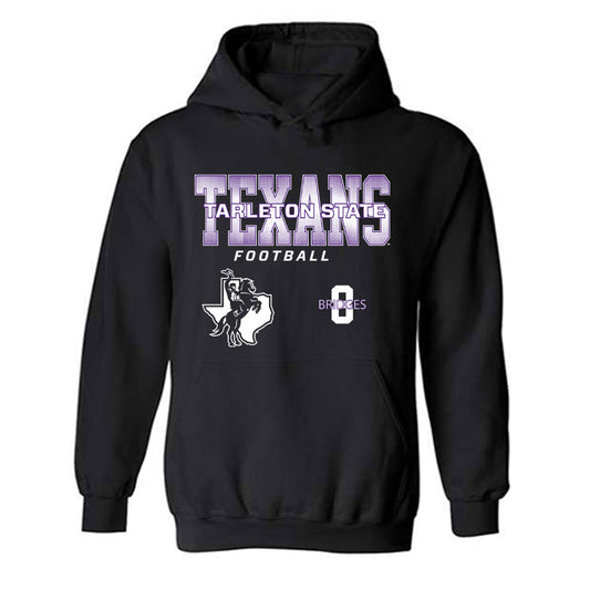 Tarleton State - NCAA Football : Braelon Bridges - Classic Fashion Shersey Hooded Sweatshirt-0