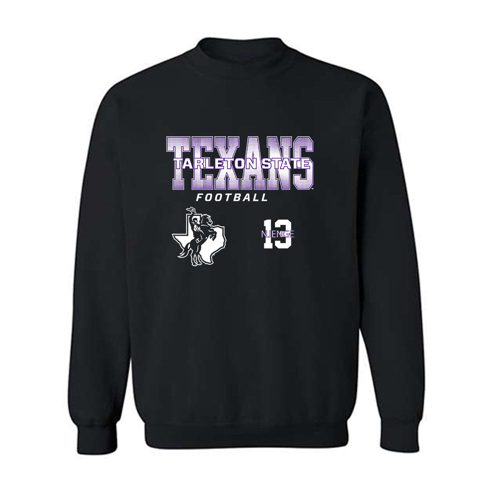 Tarleton State - NCAA Football : Pius Njenge - Classic Fashion Shersey Crewneck Sweatshirt-0