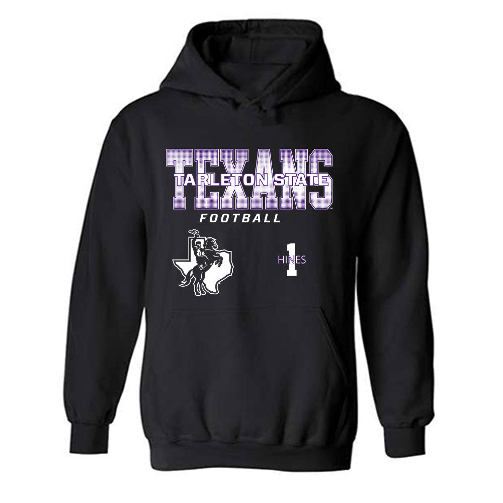 Tarleton State - NCAA Football : Tylan Hines - Classic Fashion Shersey Hooded Sweatshirt-0