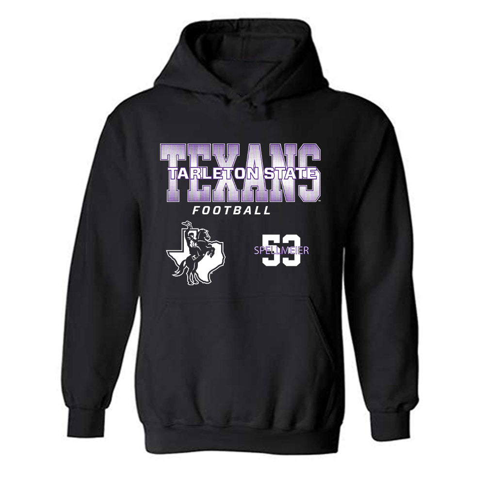 Tarleton State - NCAA Football : CJ Spellmeier - Classic Fashion Shersey Hooded Sweatshirt-0