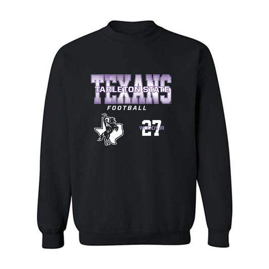 Tarleton State - NCAA Football : Stephen Woods Jr - Classic Fashion Shersey Crewneck Sweatshirt-0