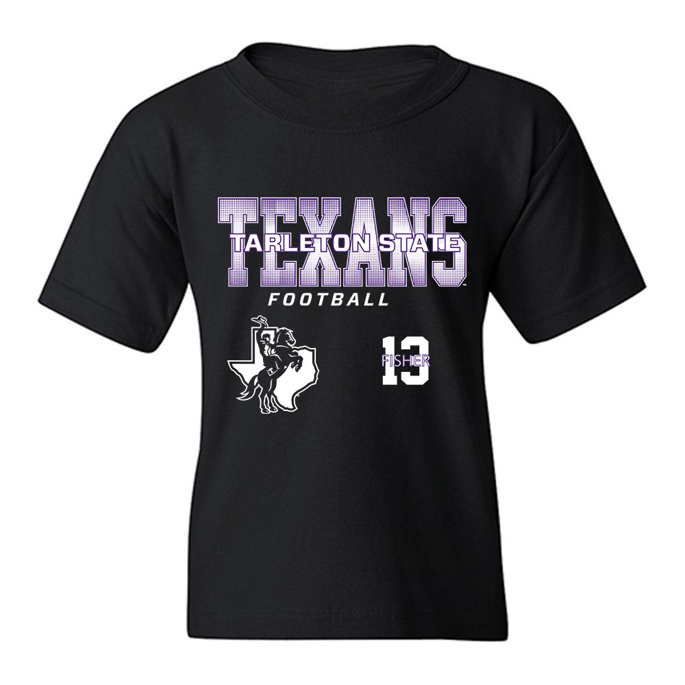 Tarleton State - NCAA Football : Marsean Fisher - Classic Fashion Shersey Youth T-Shirt-0