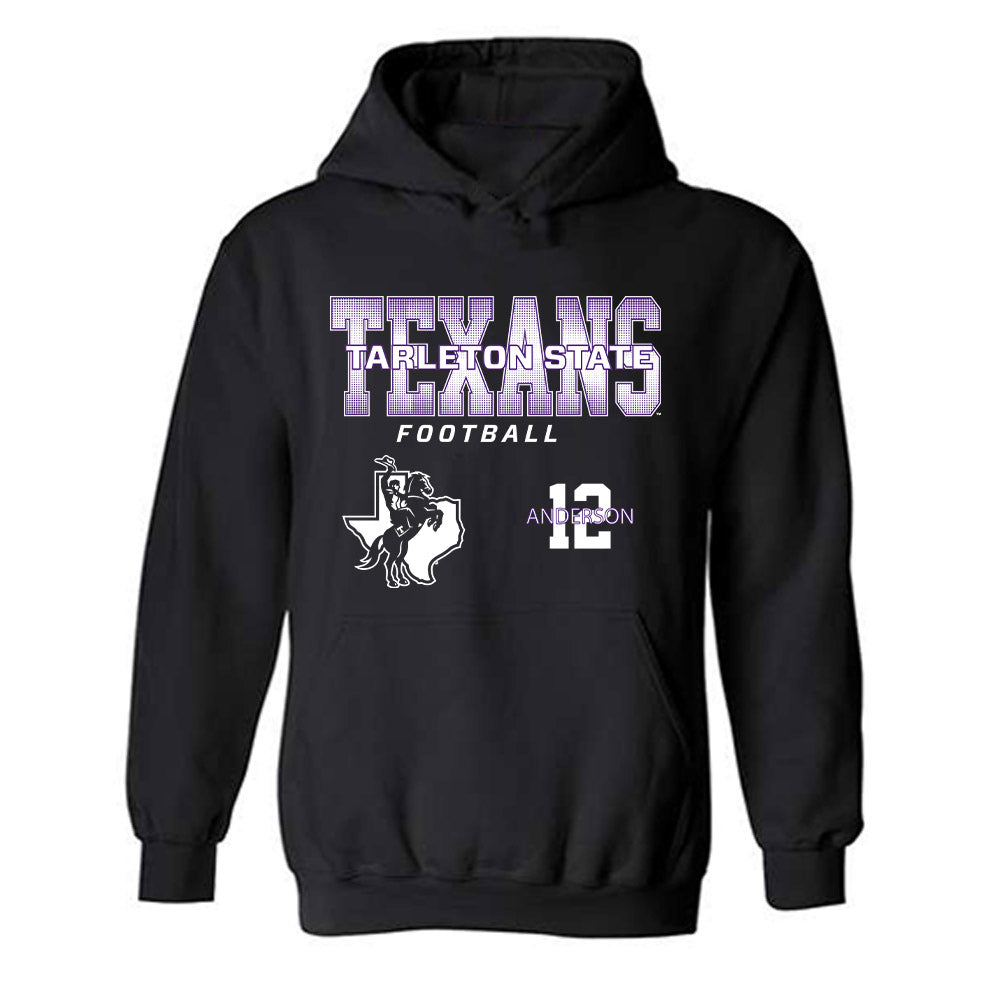 Tarleton State - NCAA Football : Kaden Anderson - Classic Fashion Shersey Hooded Sweatshirt-0