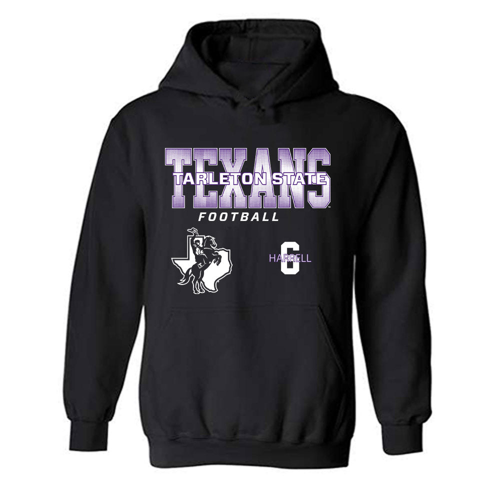 Tarleton State - NCAA Football : Ajai Harrell - Classic Fashion Shersey Hooded Sweatshirt-0