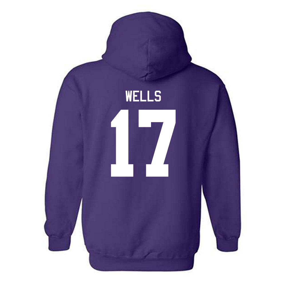 Tarleton State - NCAA Football : CJ Wells - Classic Shersey Hooded Sweatshirt-1