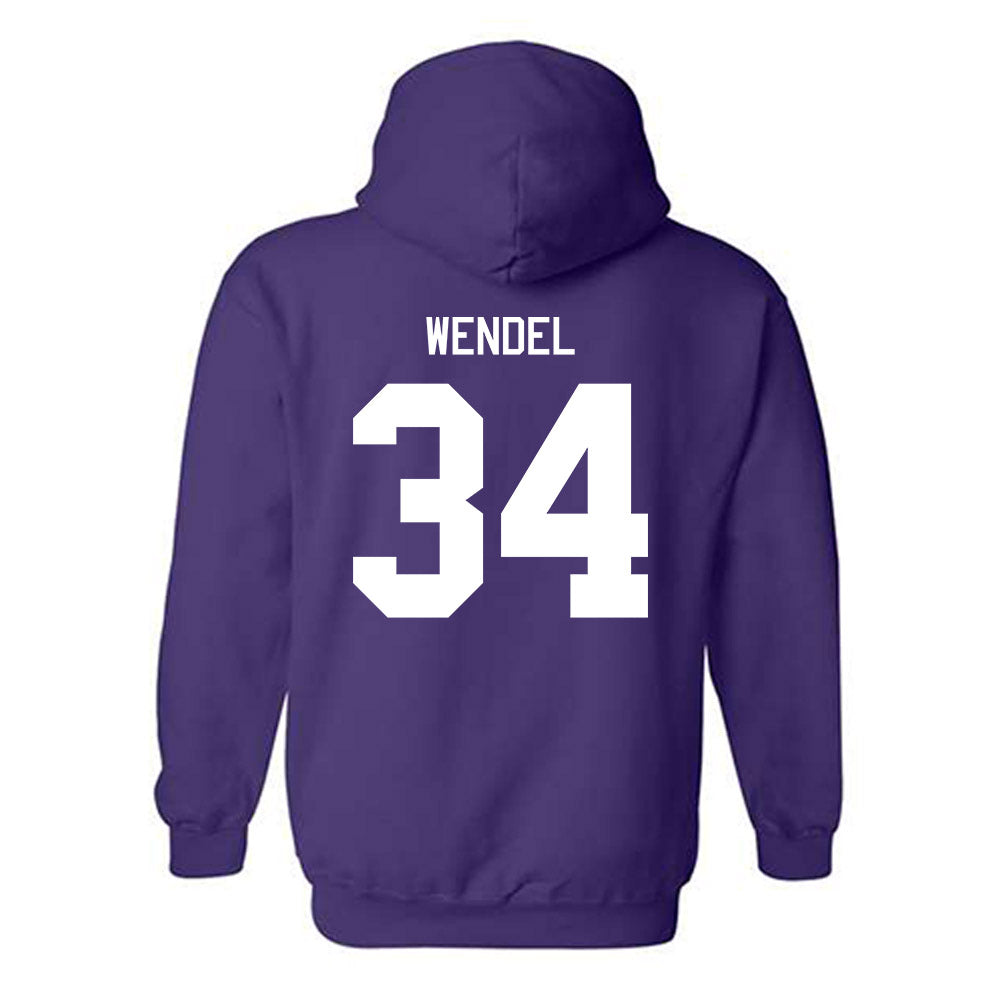 Tarleton State - NCAA Baseball : Ethan Wendel - Classic Shersey Hooded Sweatshirt-1