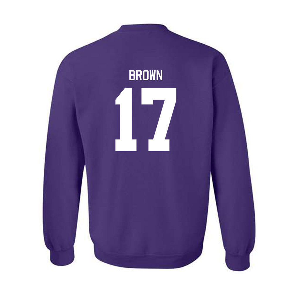 Tarleton State - NCAA Football : Kaleb Brown - Classic Shersey Crewneck Sweatshirt-1