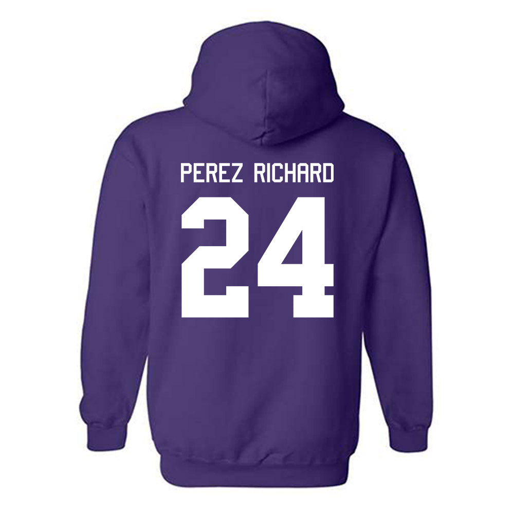 Tarleton State - NCAA Women's Basketball : Jaylynn Perez-Richard - Classic Shersey Hooded Sweatshirt-1