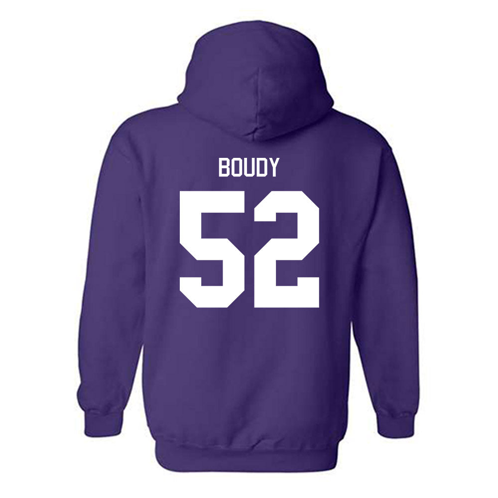 Tarleton State - NCAA Football : Nate Boudy - Classic Shersey Hooded Sweatshirt-1