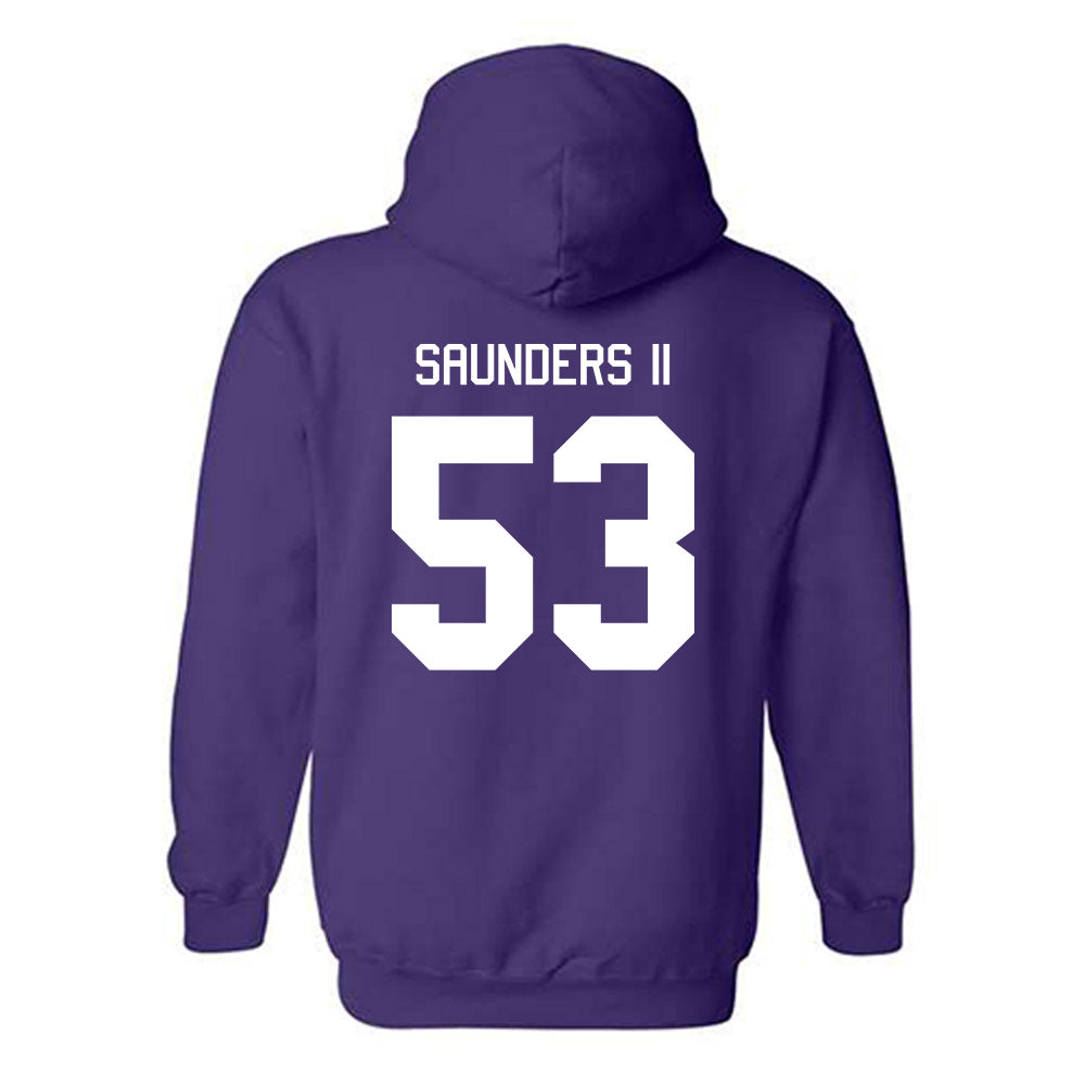 Tarleton State - NCAA Football : Terrance Saunders II - Classic Shersey Hooded Sweatshirt-1