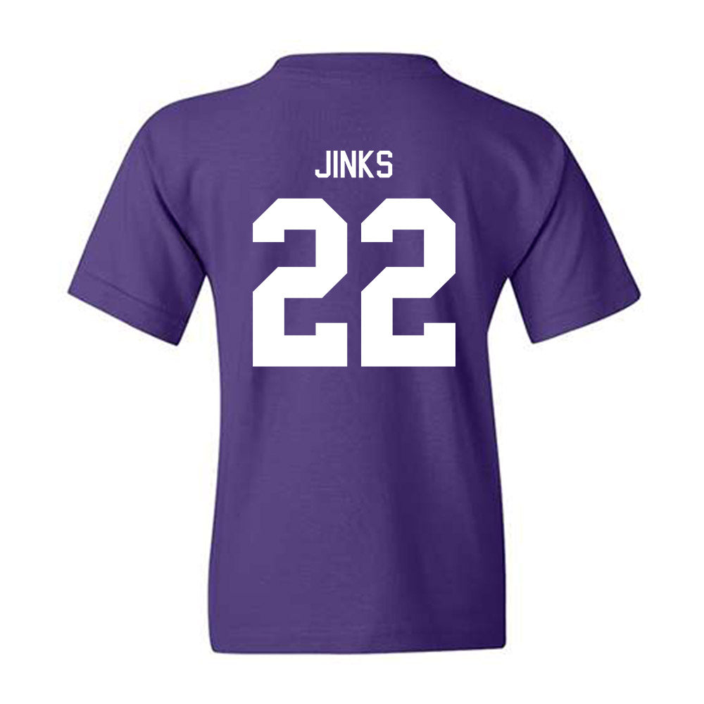 Tarleton State - NCAA Men's Basketball : Jaden Jinks - Classic Shersey Youth T-Shirt-1