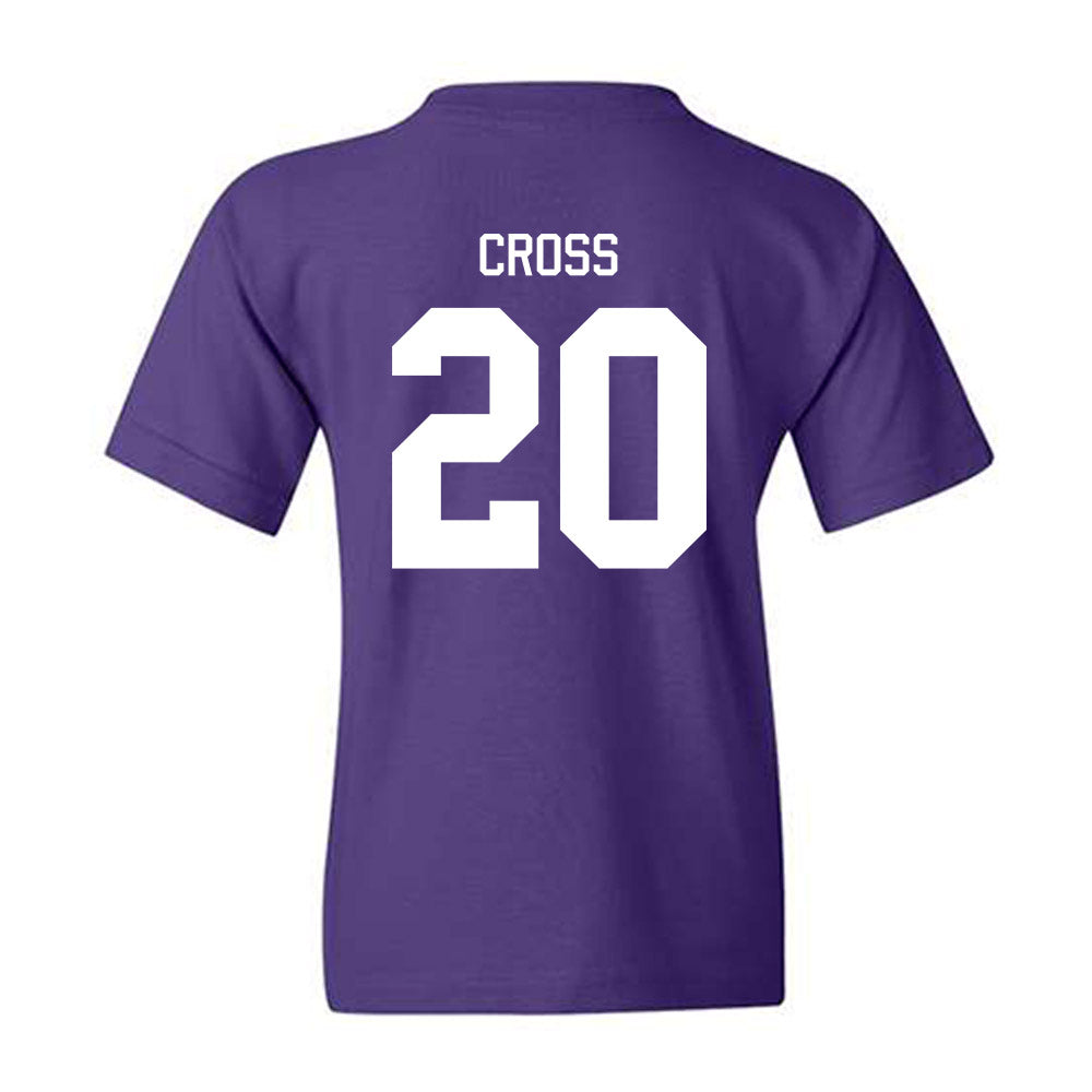 Tarleton State - NCAA Beach Volleyball : Quinn Cross - Classic Shersey Youth T-Shirt-1