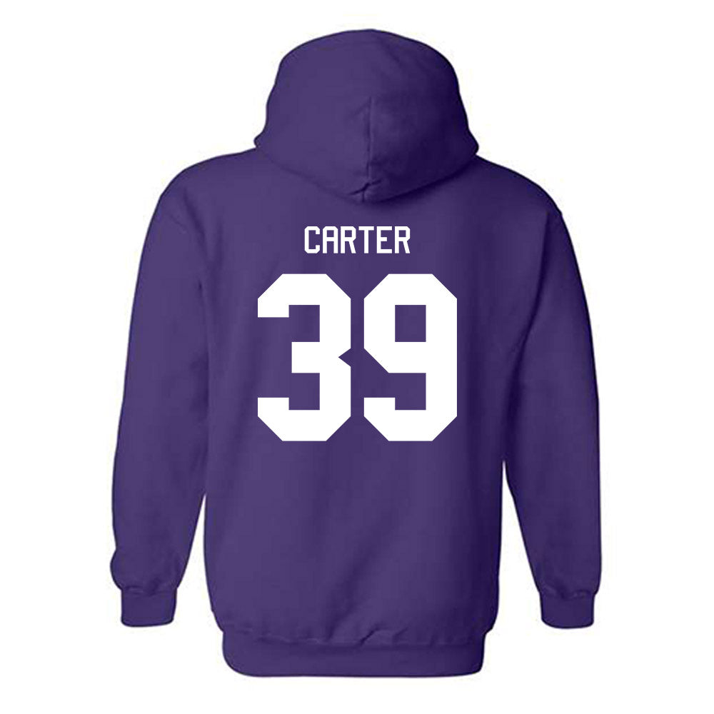 Tarleton State - NCAA Baseball : Brendon Carter - Classic Shersey Hooded Sweatshirt-1