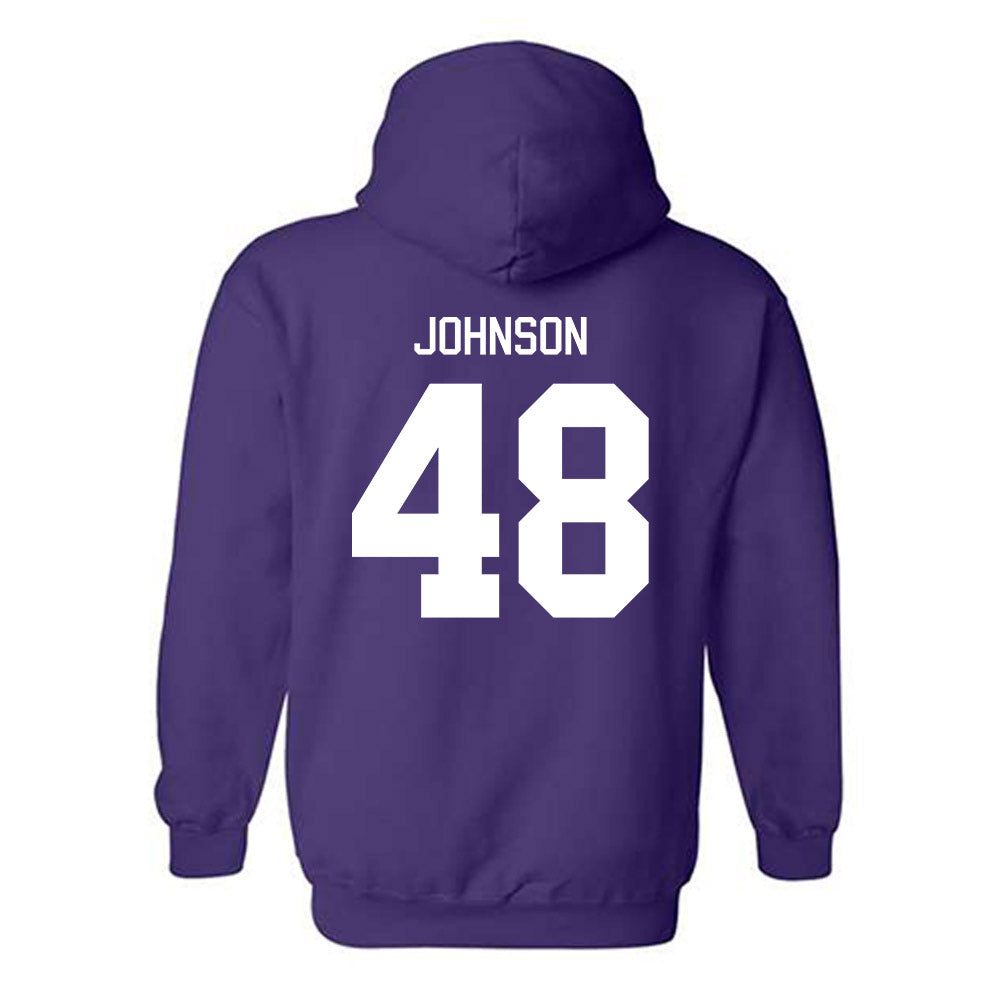 Tarleton State - NCAA Football : Broderick Johnson - Classic Shersey Hooded Sweatshirt-1