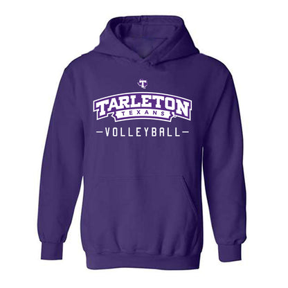 Tarleton State - NCAA Women's Volleyball : Alexa Earle - Classic Shersey Hooded Sweatshirt-0