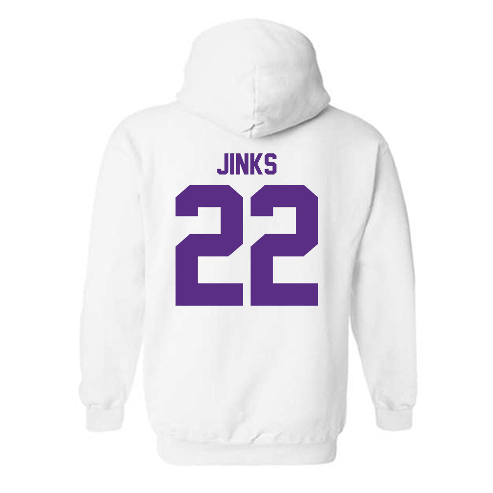 Tarleton State - NCAA Men's Basketball : Jaden Jinks - Classic Shersey Hooded Sweatshirt-1