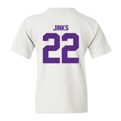 Tarleton State - NCAA Men's Basketball : Jaden Jinks - Classic Shersey Youth T-Shirt-1