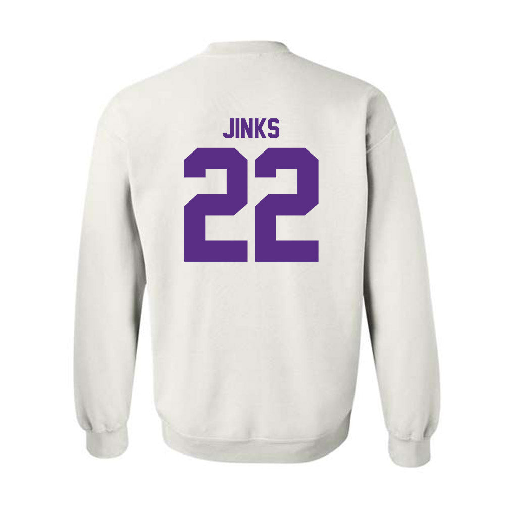 Tarleton State - NCAA Men's Basketball : Jaden Jinks - Classic Shersey Crewneck Sweatshirt-1