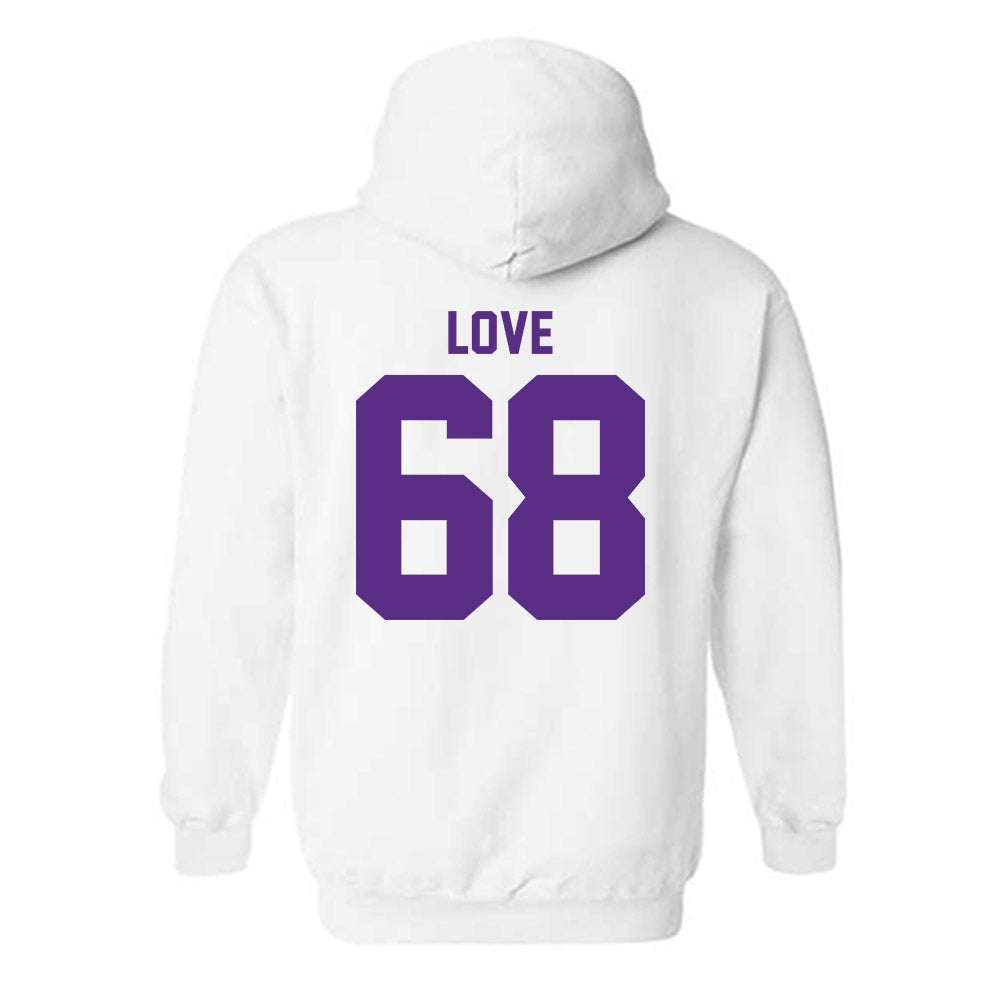 Tarleton State - NCAA Football : Jordan Love - Classic Shersey Hooded Sweatshirt-1
