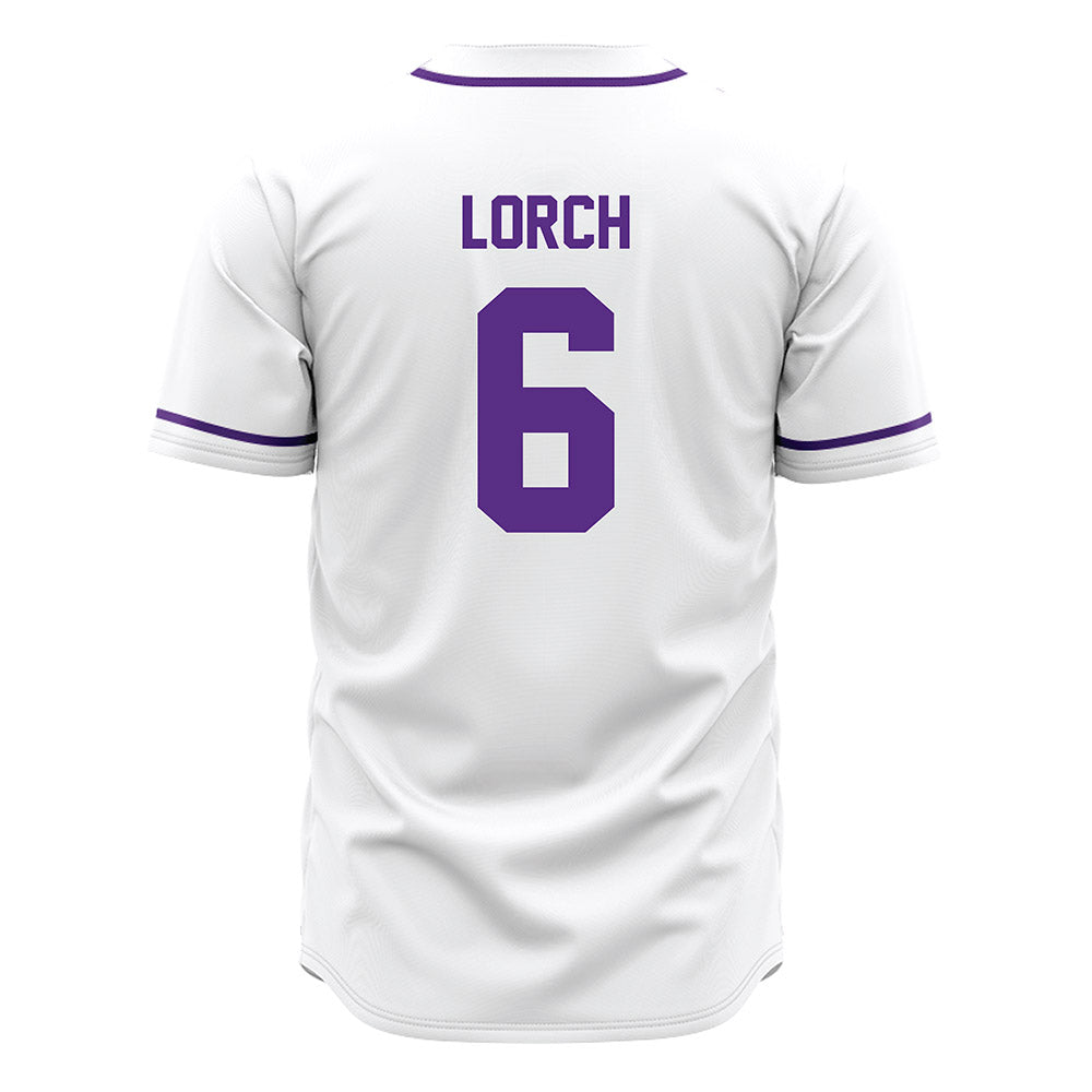 Tarleton State - NCAA Baseball : Carson Lorch - White Jersey-1