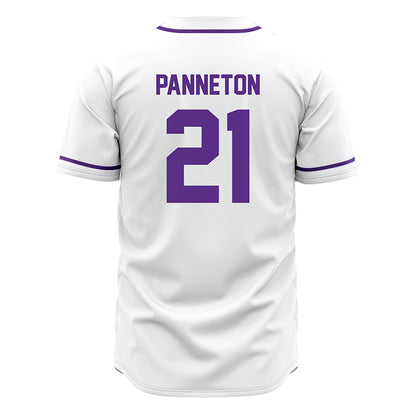 Tarleton State - NCAA Baseball : Brian Panneton - White Jersey-1