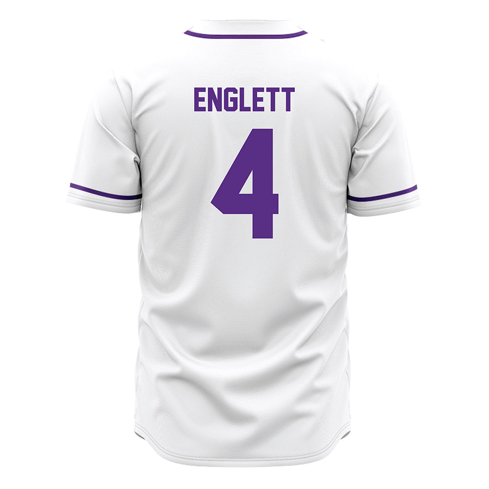 Tarleton State - NCAA Baseball : Brady Englett - White Jersey-1