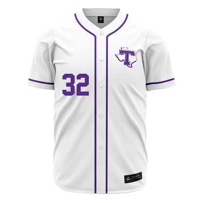 Tarleton State - NCAA Baseball : Corbin Walter - White Jersey-0