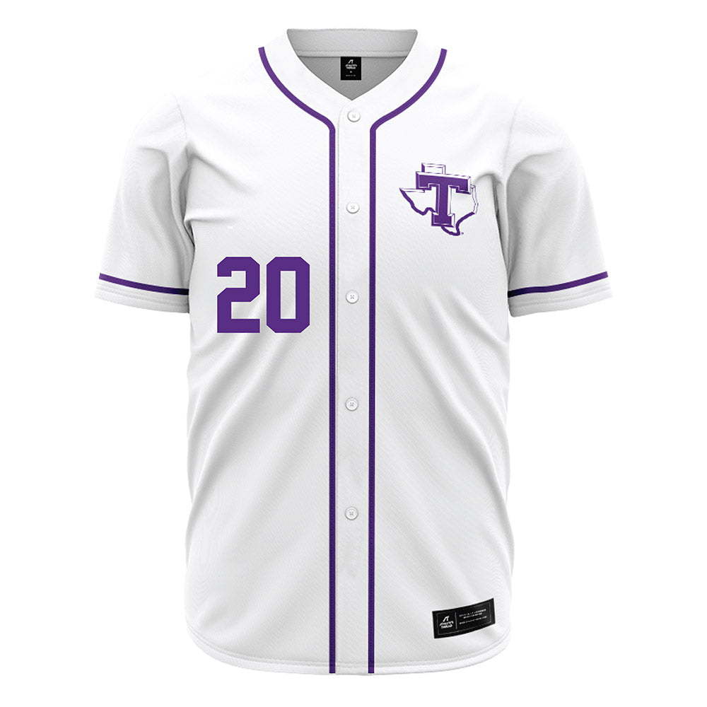 Tarleton State - NCAA Baseball : Braden Gostisha - White Jersey-0