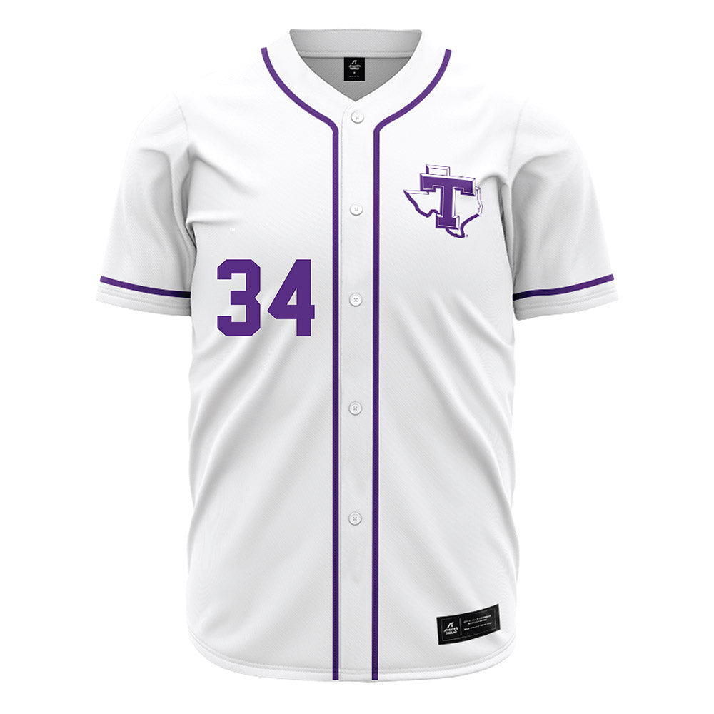 Tarleton State - NCAA Baseball : Ethan Wendel - White Jersey-0