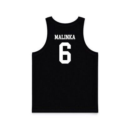 Tarleton State - NCAA Women's Basketball : Luka Malinka - Black Basketball Jersey-1