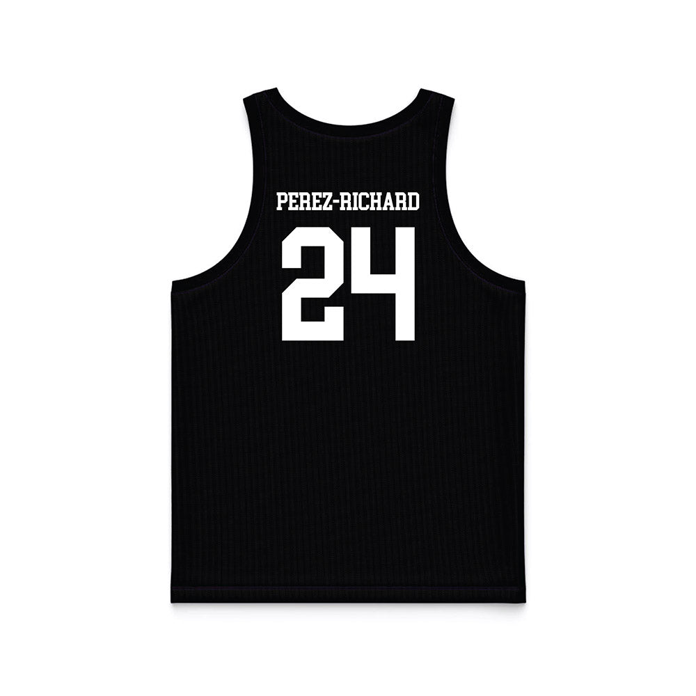 Tarleton State - NCAA Women's Basketball : Jaylynn Perez-Richard - Black Basketball Jersey-1