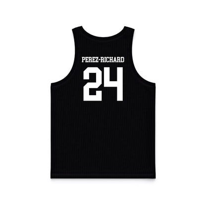 Tarleton State - NCAA Women's Basketball : Jaylynn Perez-Richard - Black Basketball Jersey-1