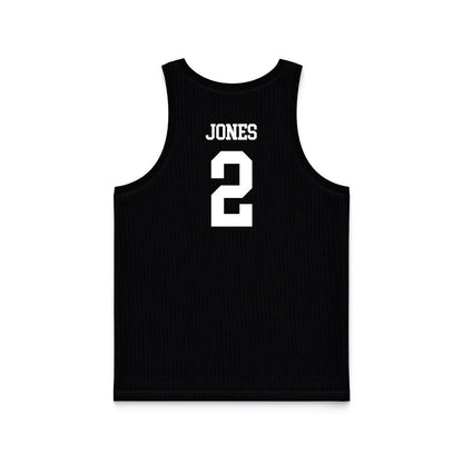 Tarleton State - NCAA Women's Basketball : Kyriana Jones - Black Basketball Jersey-1