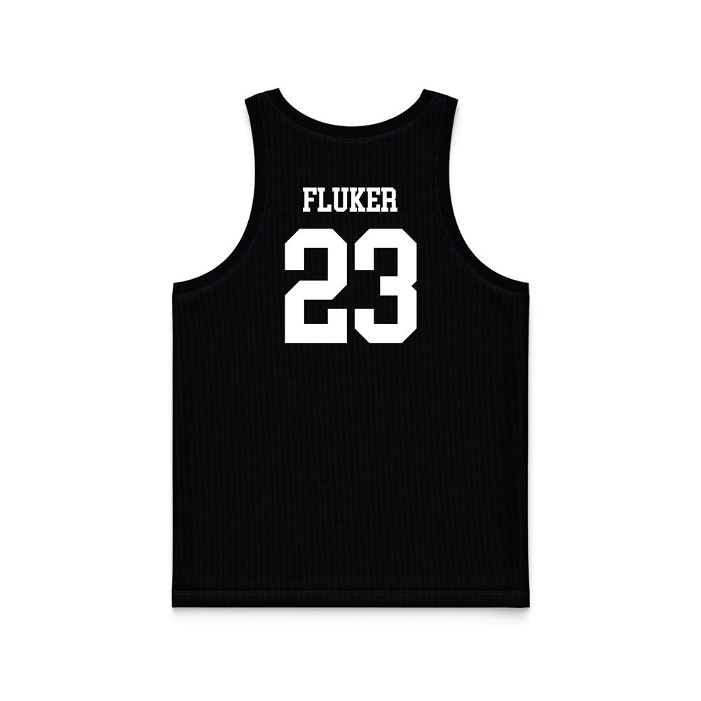 Tarleton State - NCAA Women's Basketball : Alani Fluker - Black Basketball Jersey