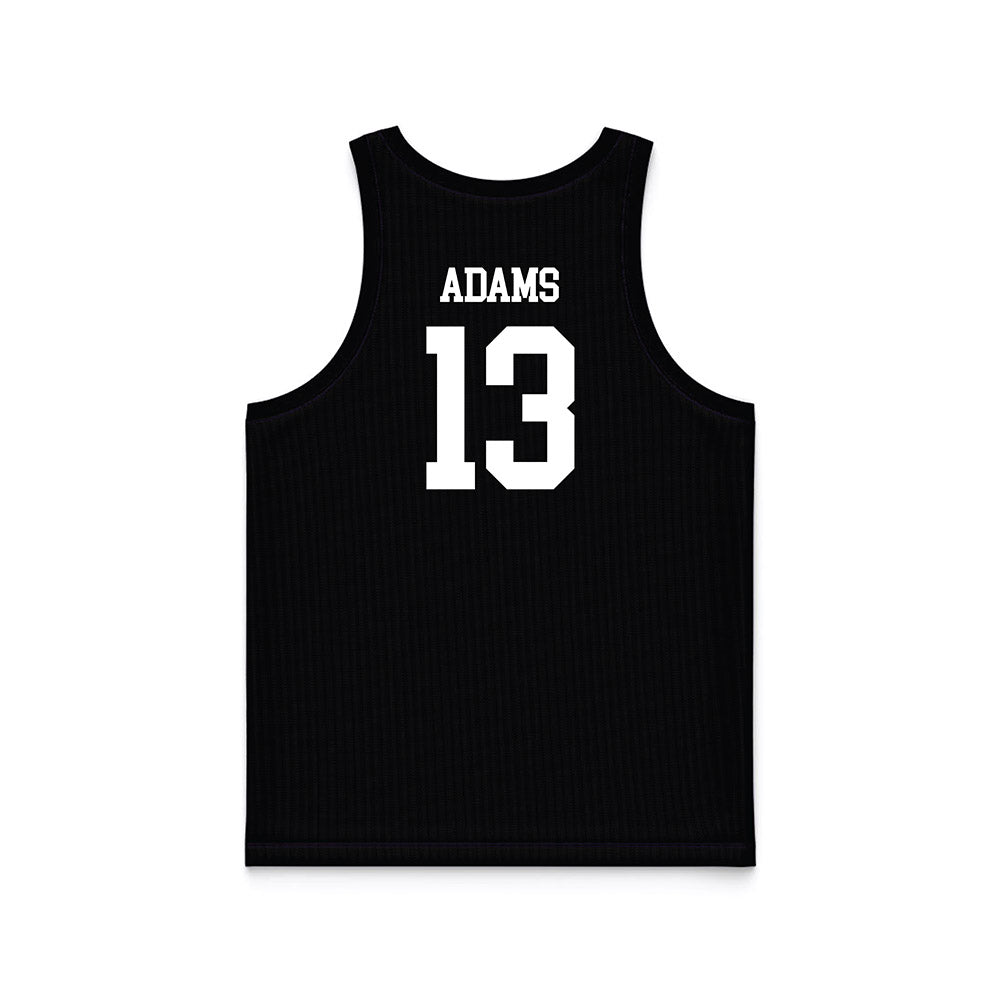 Tarleton State - NCAA Women's Basketball : Gia Adams - Black Basketball Jersey-1