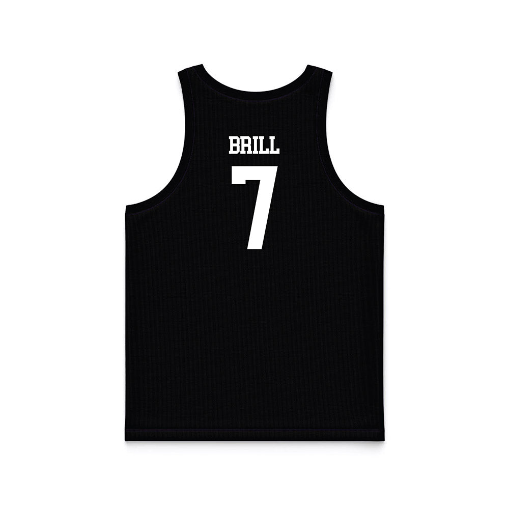 Tarleton State - NCAA Women's Basketball : Jailynn Brill - Black Basketball Jersey-1