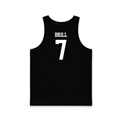 Tarleton State - NCAA Women's Basketball : Jailynn Brill - Black Basketball Jersey-1