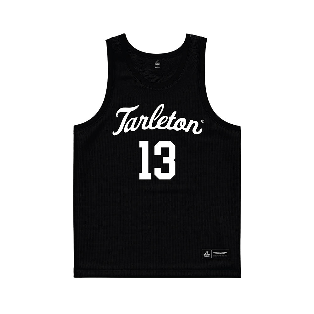 Tarleton State - NCAA Women's Basketball : Gia Adams - Black Basketball Jersey-0