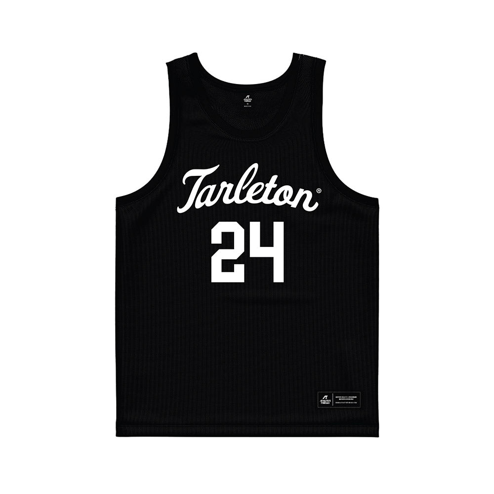 Tarleton State - NCAA Women's Basketball : Jaylynn Perez-Richard - Black Basketball Jersey-0