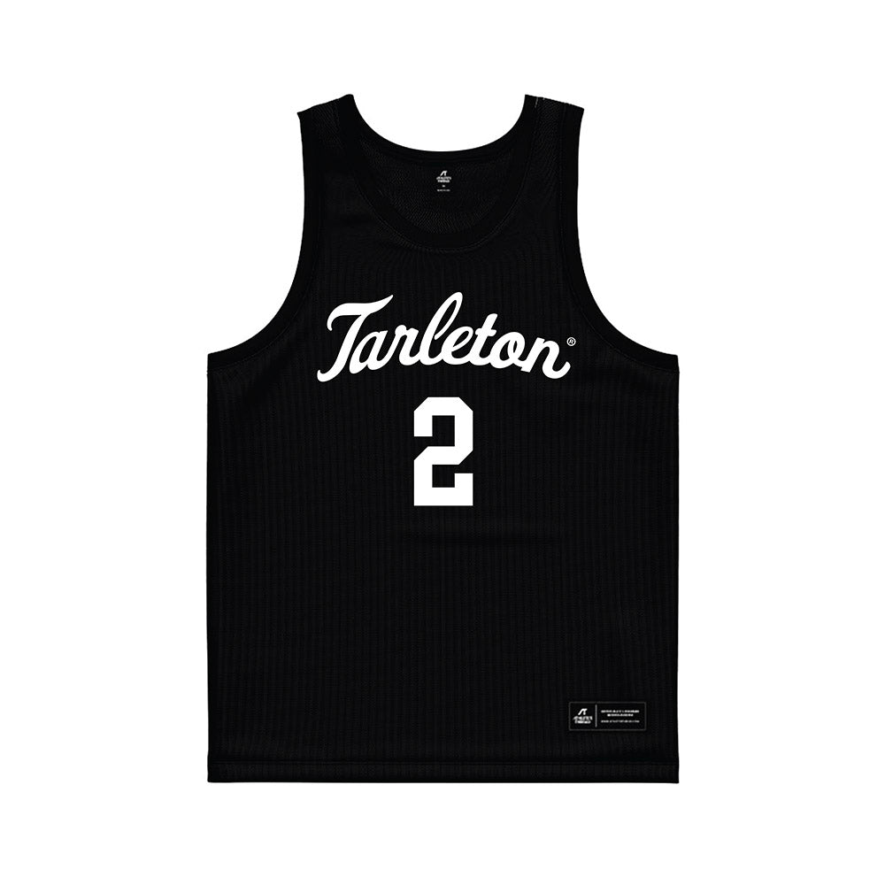 Tarleton State - NCAA Women's Basketball : Kyriana Jones - Black Basketball Jersey-0