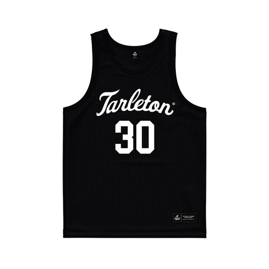 Tarleton State - NCAA Women's Basketball : Caroline Lyles - Black Basketball Jersey-0