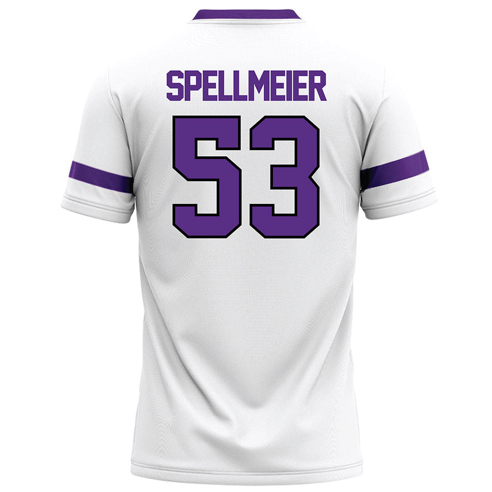 Tarleton State - NCAA Football : CJ Spellmeier - White Football Jersey-1