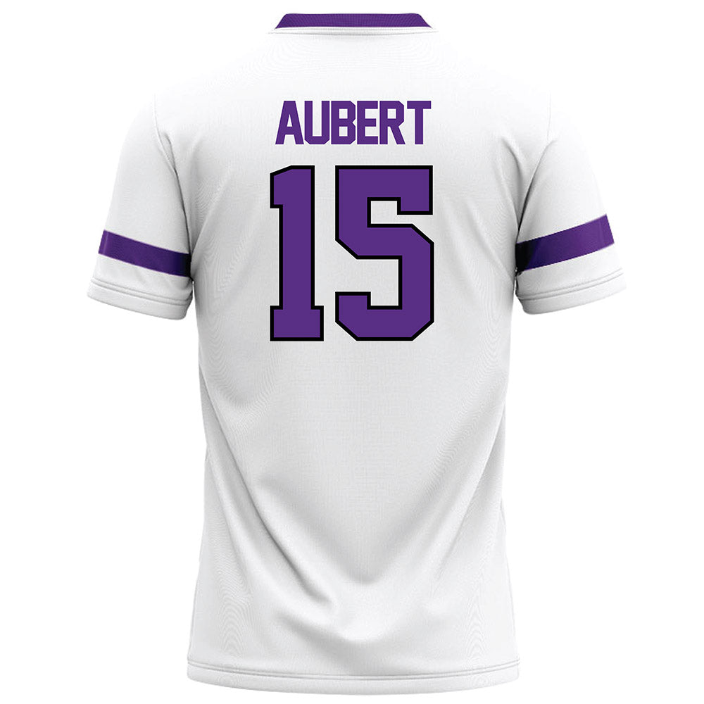 Tarleton State - NCAA Football : Jadan Aubert - White Football Jersey-1